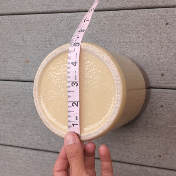 Vintage Stoneware Kitchen Utensils Crock Style Storage Jar - Picture 9 of 9